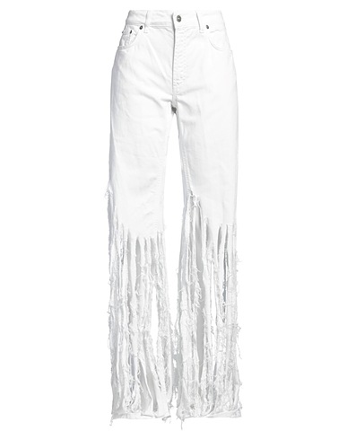 DONDUP Casual trouser White 100% Cotton