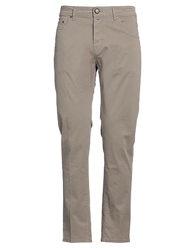 JACOB COHЁN Casual trouser Taupe 98% Cotton, 2% Elastane, Polyester