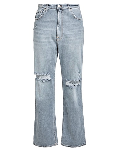 HAIKURE Denim pants Blue 98% Cotton, 2% Elastane