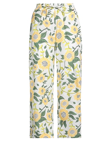 BARBOUR Casual trouser White 70% Cotton, 30% Linen