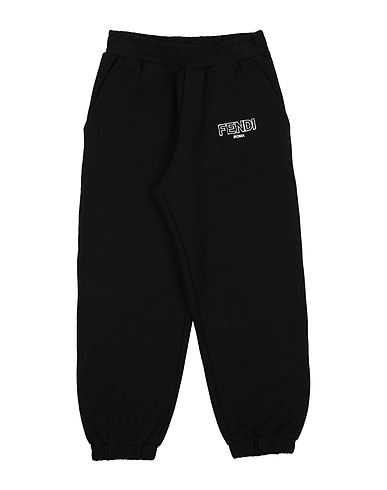 FENDI Casual pants Black 100% Cotton, Polyester