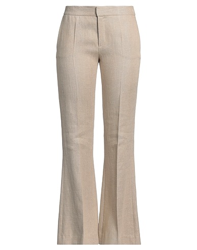 VANESSA BRUNO Casual trouser Beige 100% Linen