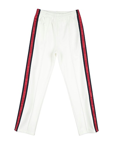 GUCCI Casual trouser White 55% Polyester, 45% Cotton