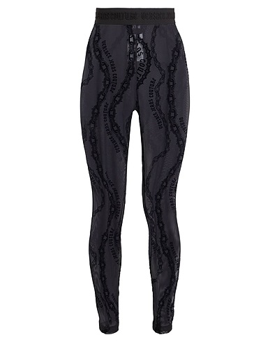 VERSACE JEANS COUTURE Leggings Nero 92% Poliestere, 8% Elastan