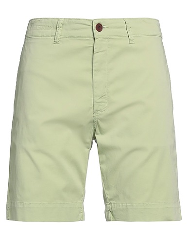 BARBOUR Shorts & Bermuda Light green 97% Cotton, 3% Elastane