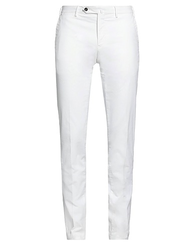 PT Torino Casual trouser White 96% Cotton, 4% Elastane