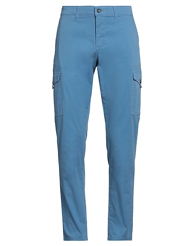 BARBOUR Casual pants Azure 98% Cotton, 2% Elastane