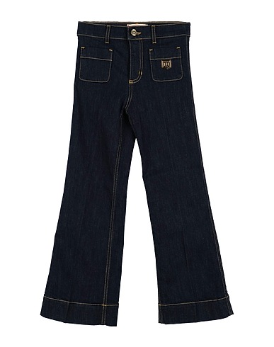 ELISABETTA FRANCHI Denim trousers LA MIA BAMBINA Blue 99% Cotton, 1% Elastane