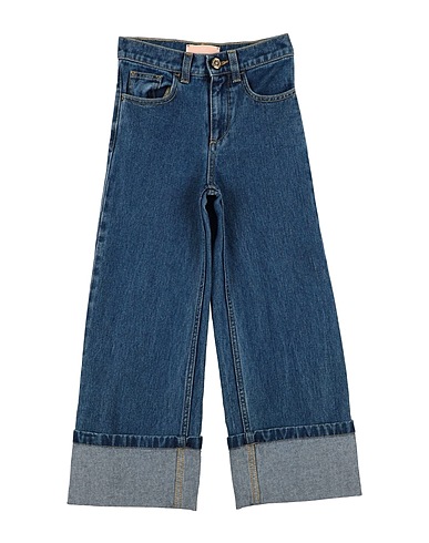 ELISABETTA FRANCHI Pantaloni jeans LA MIA BAMBINA Blu 100% Cotone