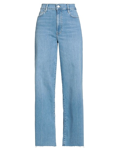 FRAME Denim trousers Blue 63% Organic cotton, 27% Cotton, 5% Recycled polyester, 5% Elastane
