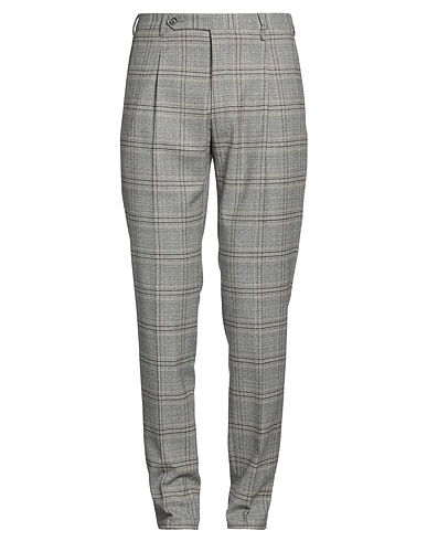 TOMBOLINI Casual trouser Grey 98% Virgin Wool, 2% Elastane