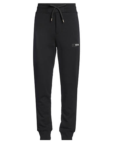 VERSACE JEANS COUTURE Casual trouser Black 100% Cotton, Elastane