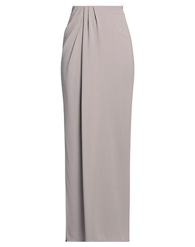 ELISABETTA FRANCHI Maxi Skirts Light grey 100% Polyester