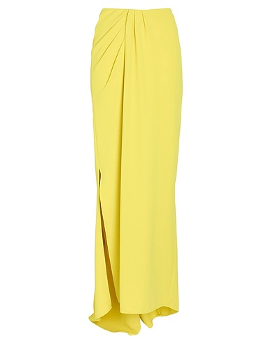 ELISABETTA FRANCHI Maxi Skirts VERDE LIME 100% Polyester