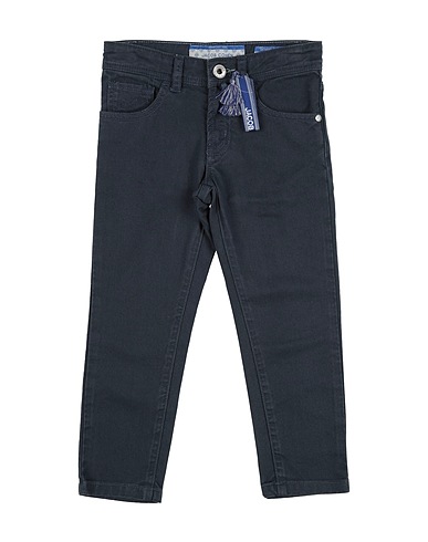 JACOB COHЁN Casual trouser Navy blue 100% Cotton