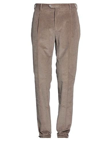 TOMBOLINI Casual pants Taupe 98% Cotton, 2% Elastane