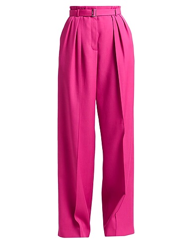LANVIN Casual pants Magenta 100% Wool