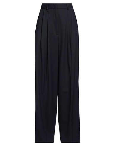 P.A.R.O.S.H. Casual trouser Midnight blue 97% Virgin Wool, 3% Elastane