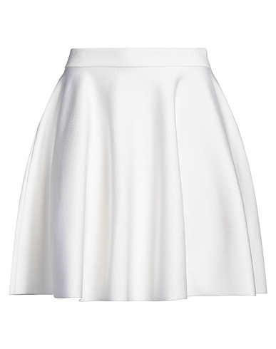 MCQUEEN Minigonna Avorio 77% Viscosa, 16% Poliestere, 5% Poliammide, 2% Elastan