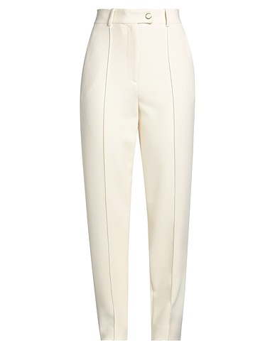 ST. JOHN Casual pants Cream 64% Polyester, 24% Viscose, 7% Paper, 5% Elastane