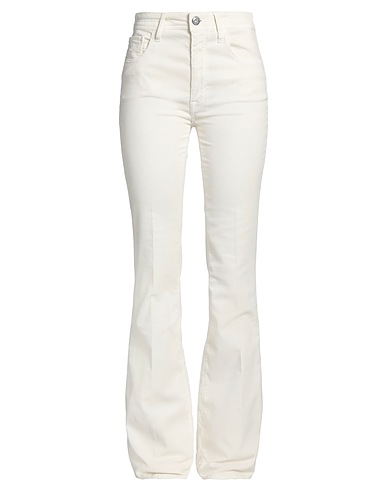 JACOB COHЁN Casual pants Off white 62% Cotton, 36% Lyocell, 2% Elastane