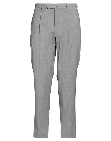 SANTANIELLO Casual trouser IL VIAGGIATORE Grey 54% Polyester, 44% Wool, 2% Elastane