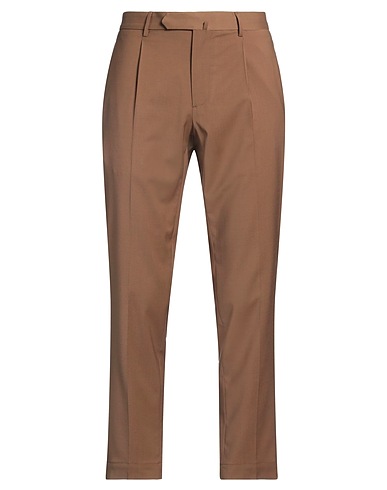 SANTANIELLO Casual pants IL VIAGGIATORE Khaki 54% Polyester, 44% Wool, 2% Elastane