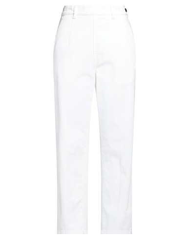 TRUE NYC® Casual trouser White 98% Cotton, 2% Elastane