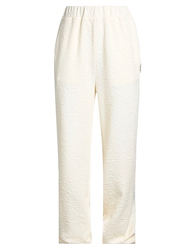 ICE PLAY Casual pants Ivory 55% Cotton, 43% Polyester, 2% Elastane