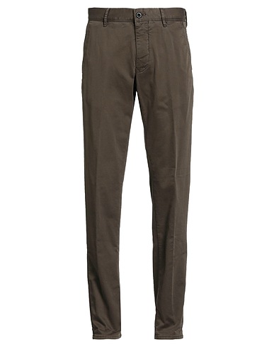 INCOTEX Hosen SLACKS Khaki 98% Baumwolle, 2% Elastan