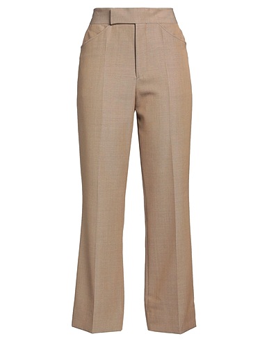 VICTORIA BECKHAM Casual trouser Taupe 100% Virgin Wool