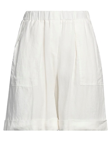 ANTONELLI Shorts & Bermuda White 100% Linen