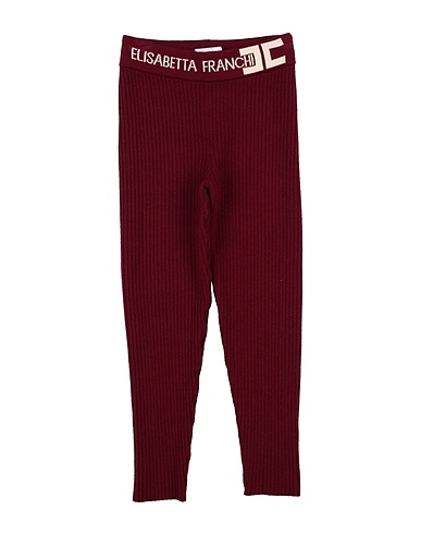 ELISABETTA FRANCHI Leggings LA MIA BAMBINA Bordeaux 51% Viscosa, 31% Poliestere, 18% Poliammide