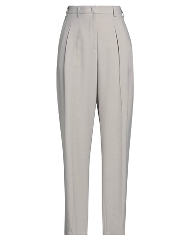 SEVENTY VENEZIA Casual trouser Light grey 90% Viscose, 10% Polyester