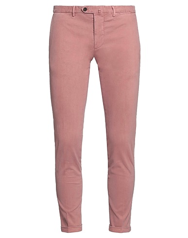SANTANIELLO Casual trouser Pink 98% Cotton, 2% Elastane