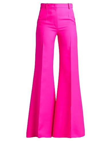 VALENTINO GARAVANI Casual pants Fuchsia 65% Virgin Wool, 35% Silk