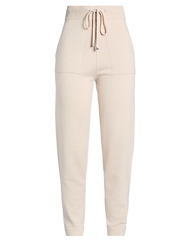 'S MAX MARA БРЮКИ, ШОРТЫ И ЮБКИ Бежевый 80% Шерсть, 20% Кашемир