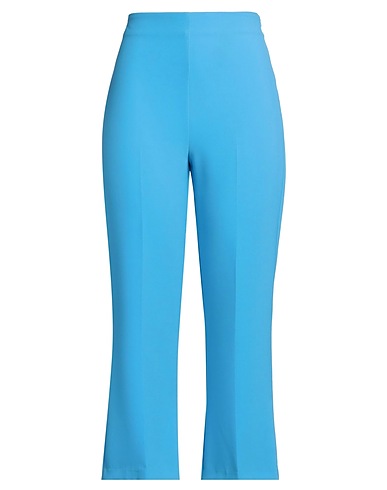 HANITA Casual trouser Azure 91% Polyester, 9% Elastane