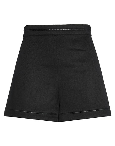MAX MARA Shorts & Bermuda SFILATA Nero 100% Lana di cammello, Poliestere