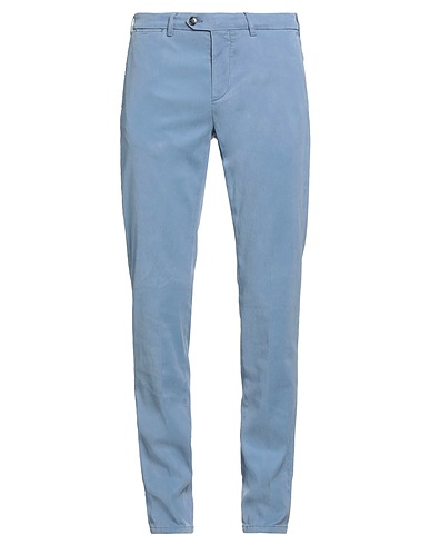 CANALI Casual pants Pastel blue 100% Cotton