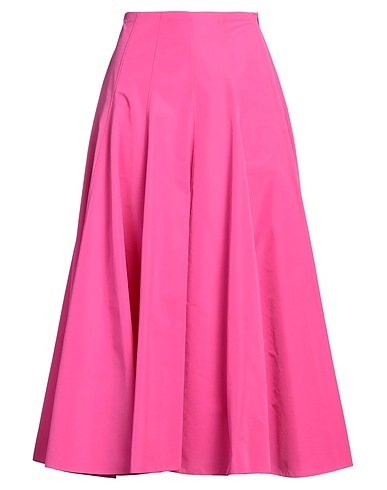 VALENTINO GARAVANI Midi skirt Fuchsia 54% Cotton, 46% Polyester