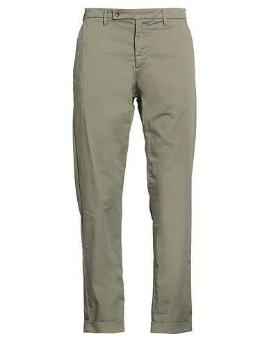HARMONT & BLAINE Casual pants Sage green 98% Cotton, 2% Elastane