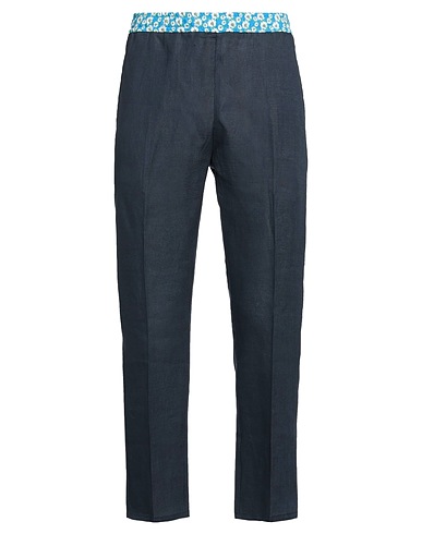 HARMONT & BLAINE Pantalone Blu navy 100% Lino