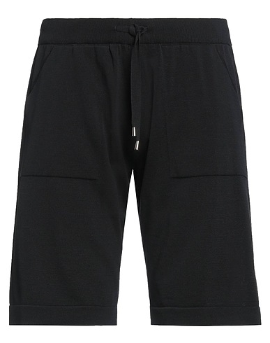 FILIPPO DE LAURENTIIS Shorts & Bermuda NERO 100% Cotton