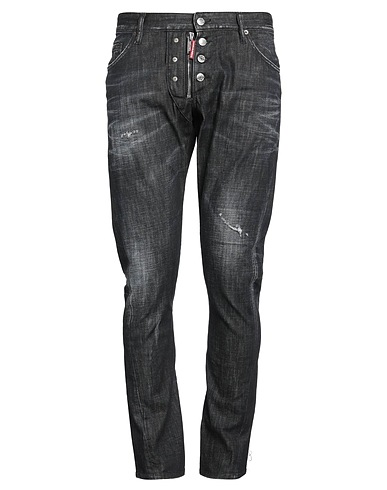 DSQUARED2 Denim trousers Black 98% Cotton, 2% Elastane