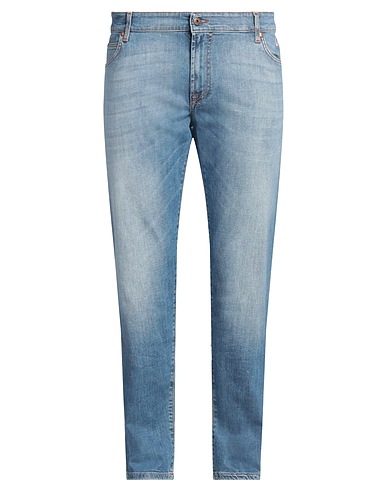 ROŸ ROGER'S Denim pants 98% Cotton, 2% Elastane