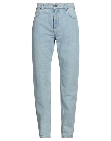 BALMAIN Denim trousers Blue 100% Cotton