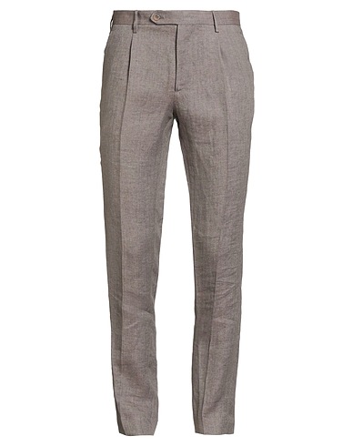 BERWICH Casual trouser Taupe 100% Linen