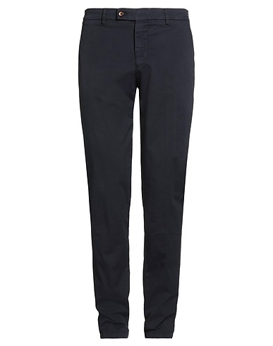 BERWICH Casual trouser Navy blue 98% Cotton, 2% Elastane