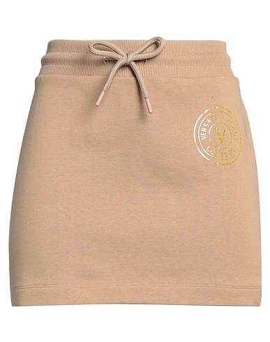 VERSACE JEANS COUTURE Minirock Kamel 100% Baumwolle, Elastan